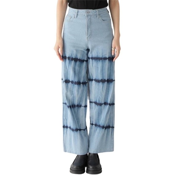 Mandinga tie wide wide leg straight jeans rio size 2XL new - Picture 2 of 9